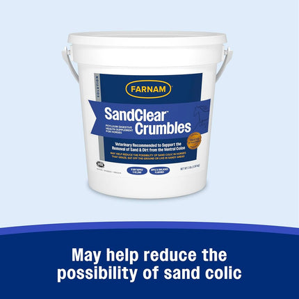 Farnam SandClear Natural Psyllium Crumbles 3 lbs