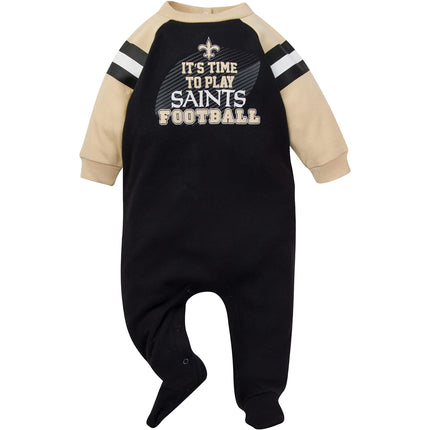 NFL Sleep N Play, Boy New Orlean Saints Blue, 6-9 