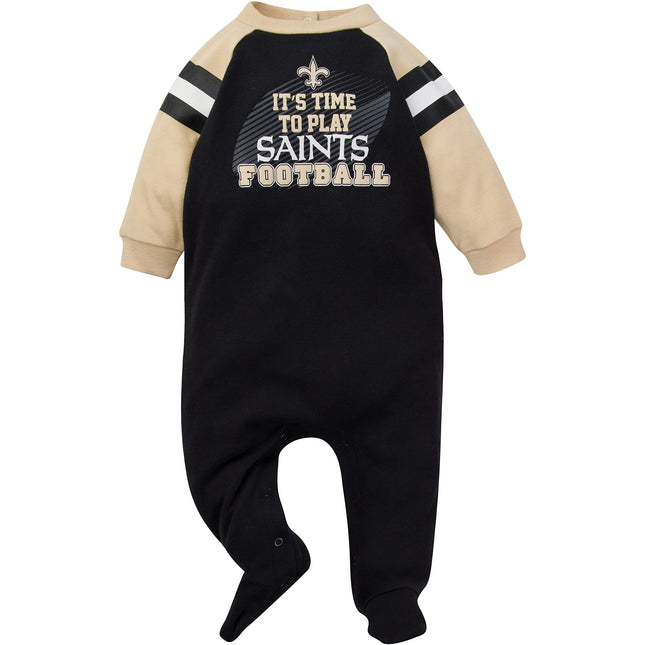 NFL Sleep N Play, Boy New Orlean Saints Blue, 6-9 
