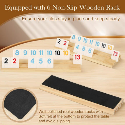 Soopotay Rummy Cube 6 Player Board Game