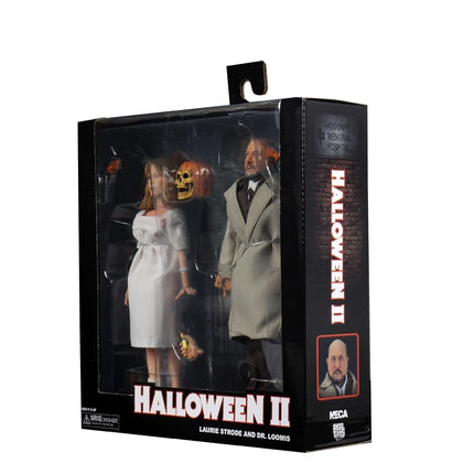 NECA - Halloween 2 Doctor Loomis & Laurie Strode 8In Retro ActionFigure 2Pk