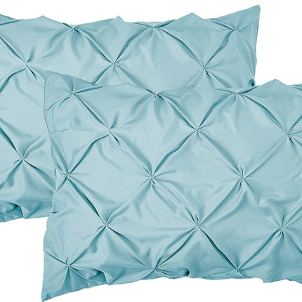 Elegant Comfort 2-Pack Sham Set Pinch Pleat Design
