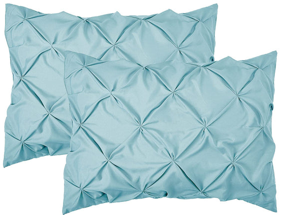 Elegant Comfort 2-Pack Sham Set Pinch Pleat Design