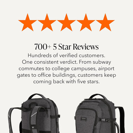 SWISSGEAR Extra Large Hybrid Laptop Backpack, Travel & Work Bag with Multiple Pockets & Airflow Back Panel, Grey Heather, 22-Inch