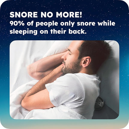 Ball for Side Sleep Posture - Calma Clip v2 by Whole Nights, Sleep Aid for Back Snorers, Anti Snoring Device, Attaches to Any Clothes and Keeps You in a Healthy Sleeping Position