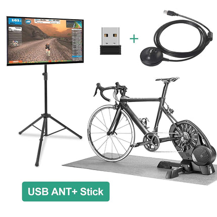 CooSpo ANT+ Dongle, USB ANT+ Zwift Dongle with 6ft. Extension Cable Compatible with Zwift TrainerRoad Wahoo Garmin Cycleops Trainer Rouvy TacX Sufferfest PerfPRO