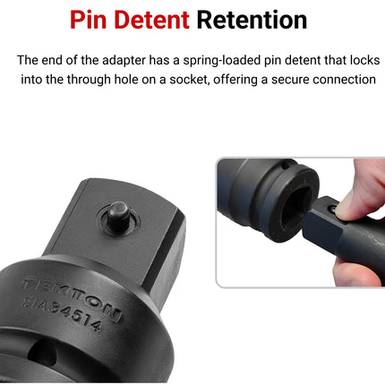 TEKTON 1/4, 3/8, 1/2, 3/4 Inch Drive Impact Adapter/Reducer Set (7-Piece) | SIA99027