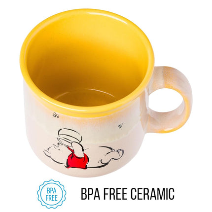 Silver Buffalo Disney Winnie the Pooh Sweet Like Hunny Camper Mug, 20oz