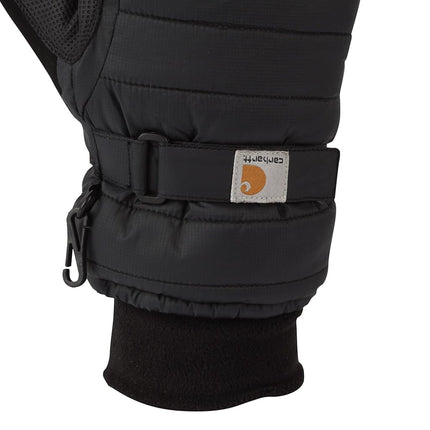 Carhartt Women's Quilts Insulated Mitt With Waterproofing Wicking Insert Cold Weather Gloves, Black, L UK
