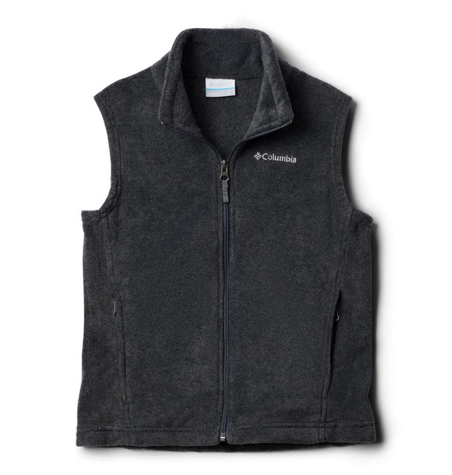 Columbia Youth Boys Steens Mtn Fleece Vest, Charco