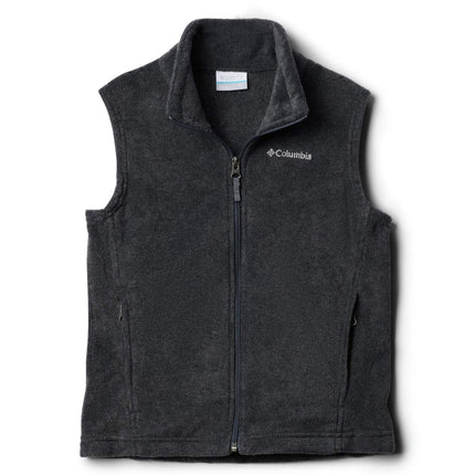 Columbia Boys' Steens Mountain Fleece Vest, Charco