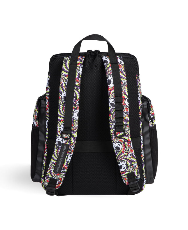 Arena One Go Backpack Swimmers Athletes Sports Gym Rucksack Multisport Daypack Large Size Training Gear Equipment Swim Bag for Men and Women, 45 Liters, Fun Skulls