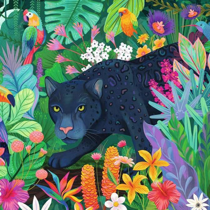 Ravensburger Adult Puzzles Panther in Flowery Jungle - Ages 12+