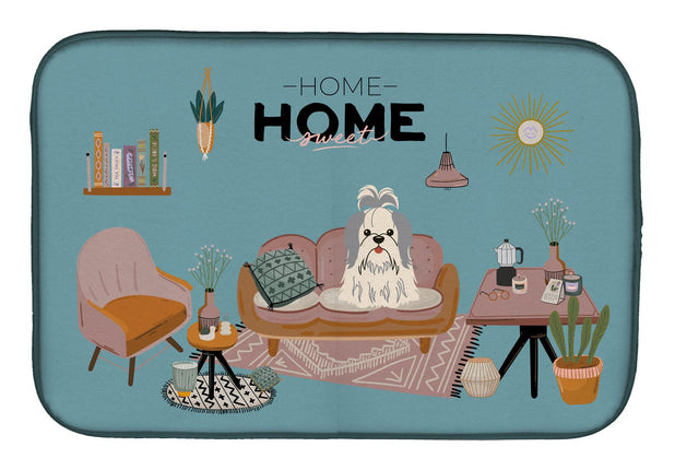Caroline's Treasures CK7930DDM Silver White Shih T