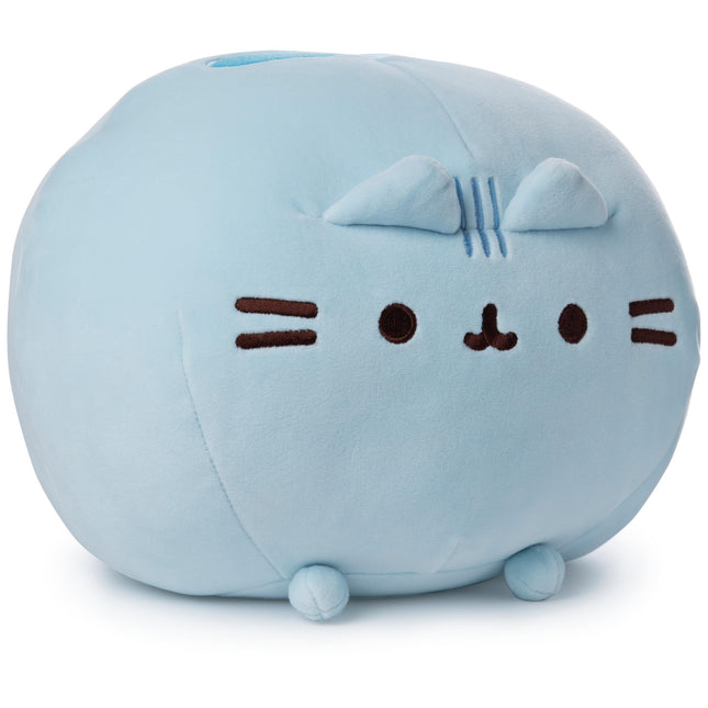 GUND - Pusheen Round Squisheen - Azul Pastel, 28 cm