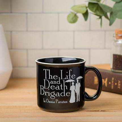 Silver Buffalo Gilmore Girls Life and Death Brigage Alt 20oz. Ceramic Camper Mug