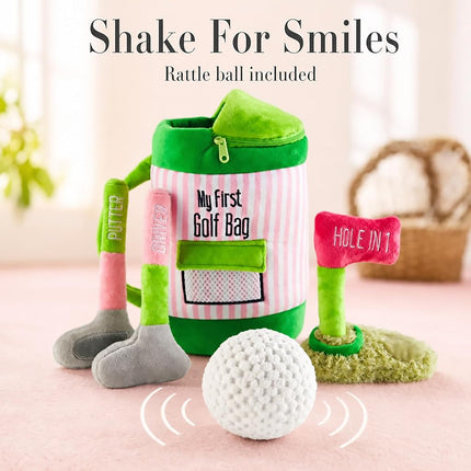 Pink Golf Plush Set
