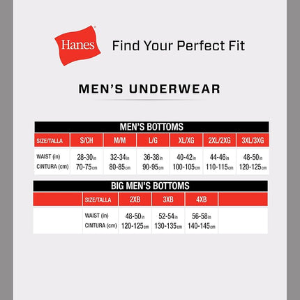 Hanes Men's Underwear Boxer Briefs Pack, Cotton ComfortSoft Boxer Brief for Men, Moisture-Wicking Breathable, Multipack, 6 Pack - Assorted, Medium