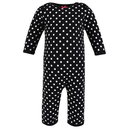 Hudson Baby baby-girls Cotton Coveralls, Mommys Latte, 6-9 Months