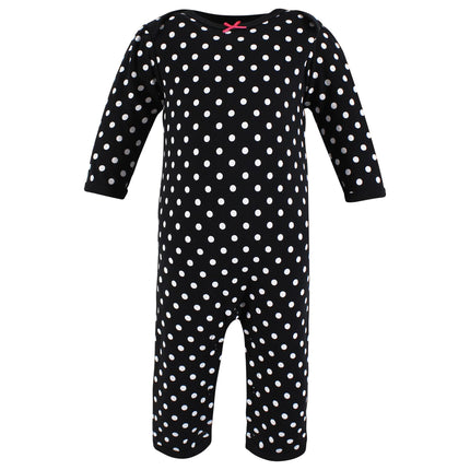 Hudson Baby baby-girls Cotton Coveralls, Mommys Latte, 6-9 Months