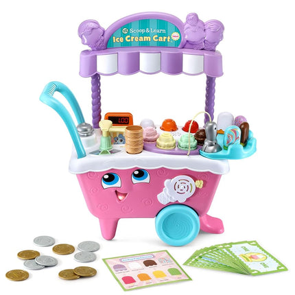 LeapFrog Scoop and Learn Ice Cream Cart Deluxe (Frustration Free Packaging), Pink
