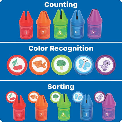 Learning Resources Counting Crayons, Ages 18 Months+, Early Maths Toy