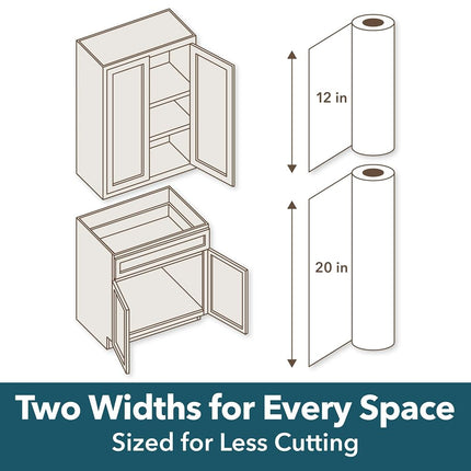 EasyLiner Select Grip Shelf Liner for Drawers & Cabinets - Easy to Install & Cut to Fit - Non Slip Non Adhesive Grip Shelf Liner for Kitchen Drawers, Bathroom, Pantry - 12in. x 24ft. - Light Gray