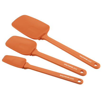 Rachael Ray Tools 3-Piece Spoonula Set, Orange