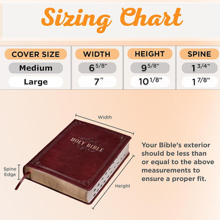 Christian Art Gifts Polyester Bible Cover: Strong in the Lord Bible Verse