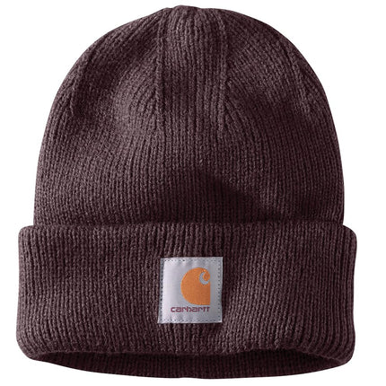 Carhartt Women's Rib Knit Beanie, BlackBerry, One 