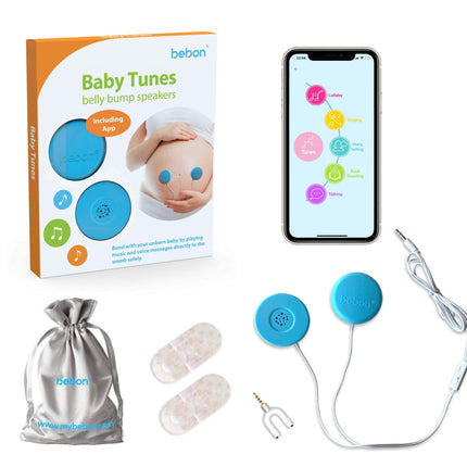 Baby-Bump Headphones – Plays and Shares Music, Sou