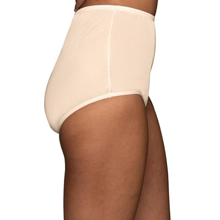 Vanity Fair Women's Perfectly Yours Ravissant Tailored Nylon Brief (Pack of 3) - Pink -