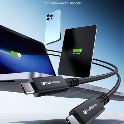 Cable Matters 40Gbps Active USB4 Cable 9.8 ft / 3m with 8K Video & 100W Charging, Compatible with Thunderbolt 4/3, USB C for VR Headset, Docking Stations, MacBook, DELL XPS, Surface Pro and More