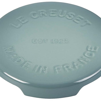 Trébede Signature de hierro fundido esmaltado Le Creuset, 22,3 cm, Sea Salt