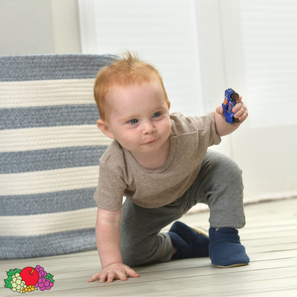 Fruit of the Loom Cozy Thermal Wrap Booties con Antideslizantes para Bebés Niñas, Niños, Unisex, Azul Marino, 18-24 Meses Infante