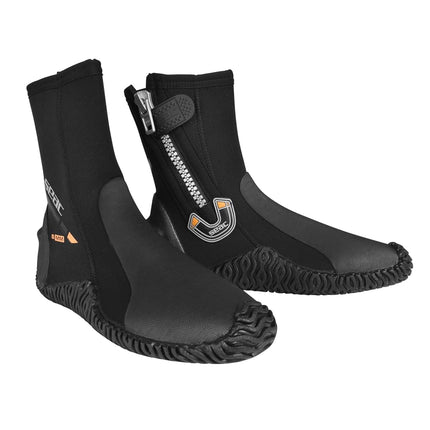 SEAC Basic HD, 5 mm neoprene diving boots with side zip and semi-rigid sole, S
