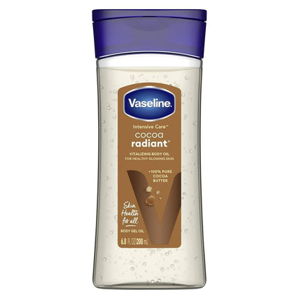 Vaseline Intensive Care Cocoa Radiant Body Gel Oil, 6.8 oz (Pack of 3)