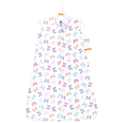 Gigoteuse sans manches en coton pour bébé unisexe Hudson Baby, sac de couchage, couverture, papillon pastel, 18-24 mois
