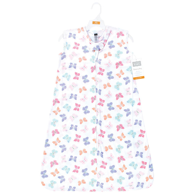 Hudson Baby Saco de dormir, manta de algodón, sin mangas, unisex, diseño de mariposa, de 18 a 24 meses