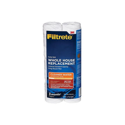 Filtrete 3WH-STDSW-F02 Water Cartridge, White, Replacement Filter