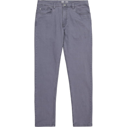 Izod Men's Saltwater Stretch Twill 5 Pocket Straight Fit Chino Pant Casual, Asphalt, 32W / 30L