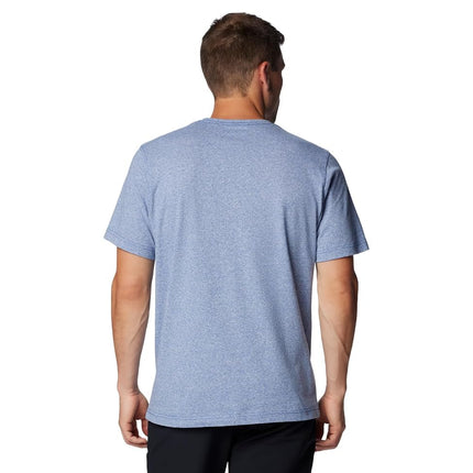 Columbia Men's Thistletown Hills Short Sleeve, Mountain Blue Heather, X-Small