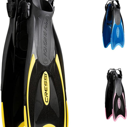 Cressi Palau Fins - Adult and Child Adjustable Div