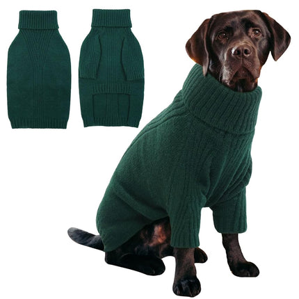 IECOii XL Dog Sweater,Winter Doggy Clothes for Lar