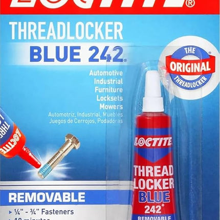 Henkel Loctite Blue 242 Threadlocker 6-Milliliter Tube (209728)