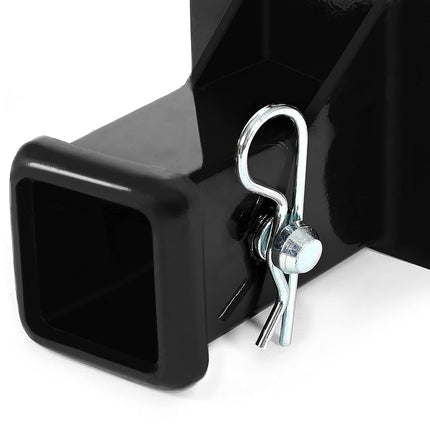 ALMULOO 2" Receiver Hitch Powder Coated Steel Compatible with Hmmwv Humvee Military