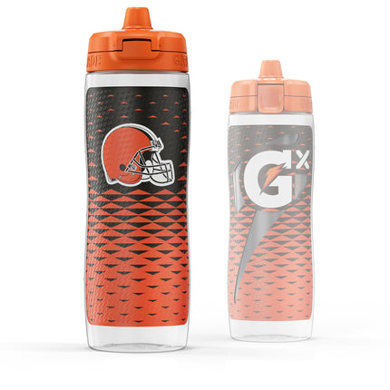 Gatorade Gx NFL Non-Slip Squeeze Bottles, 30 fl oz