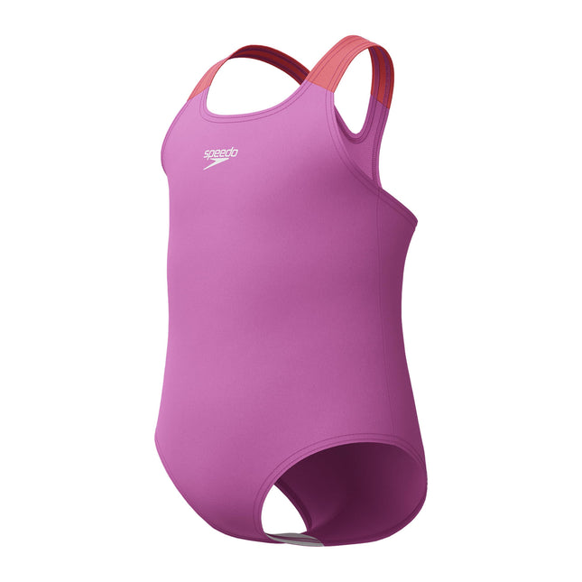 Speedo Girls' Swimsuit Infant to Big Kid UPF 50+ L