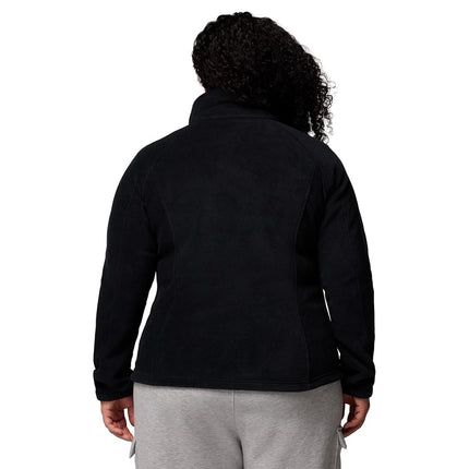 Columbia Women's Benton Springs Full Zip Full Zip Fleece Jacket, BLACK, Size S