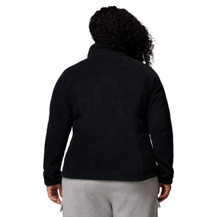 Columbia Women's Benton Springs Full Zip Full Zip Fleece Jacket, BLACK, Size S